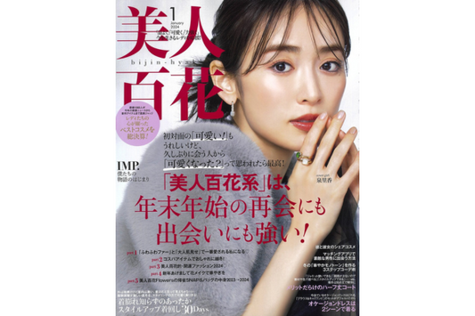 12月12日発売 美人百花 1月号にセルリエンテ マルチユースクリームが掲載されました。